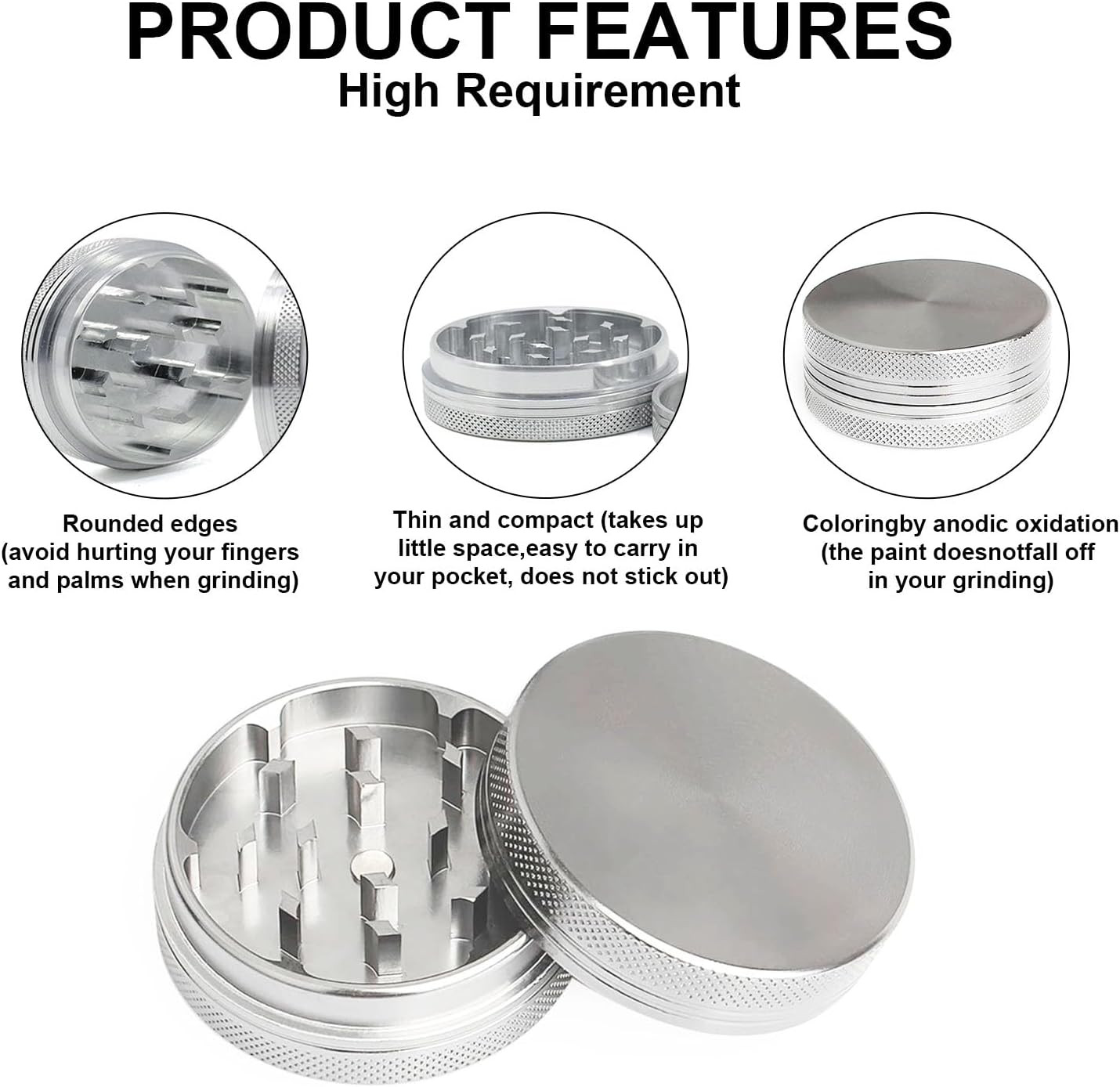 Electric Cone Rolling Machine Set with Manual Herb Grinder and Pre-Roll Holder
