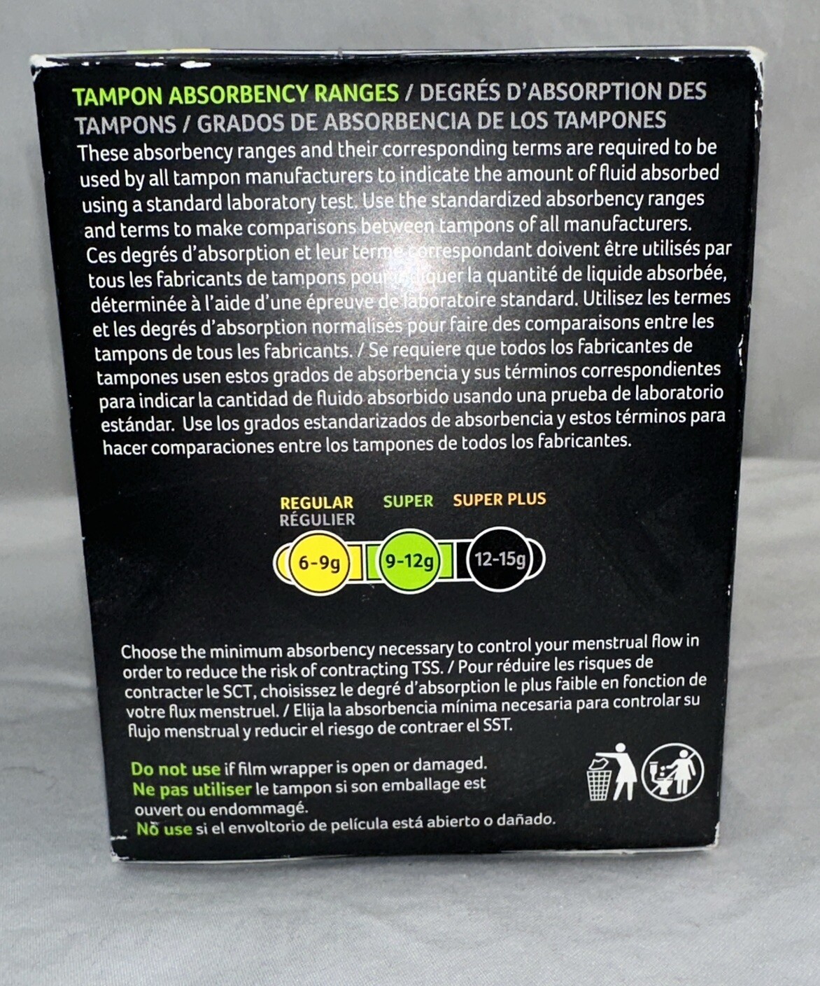 U by KOTEX Sleek • 34 UNSCENTED TAMPONS ( 17 REGULAR/ 17 SUPER )