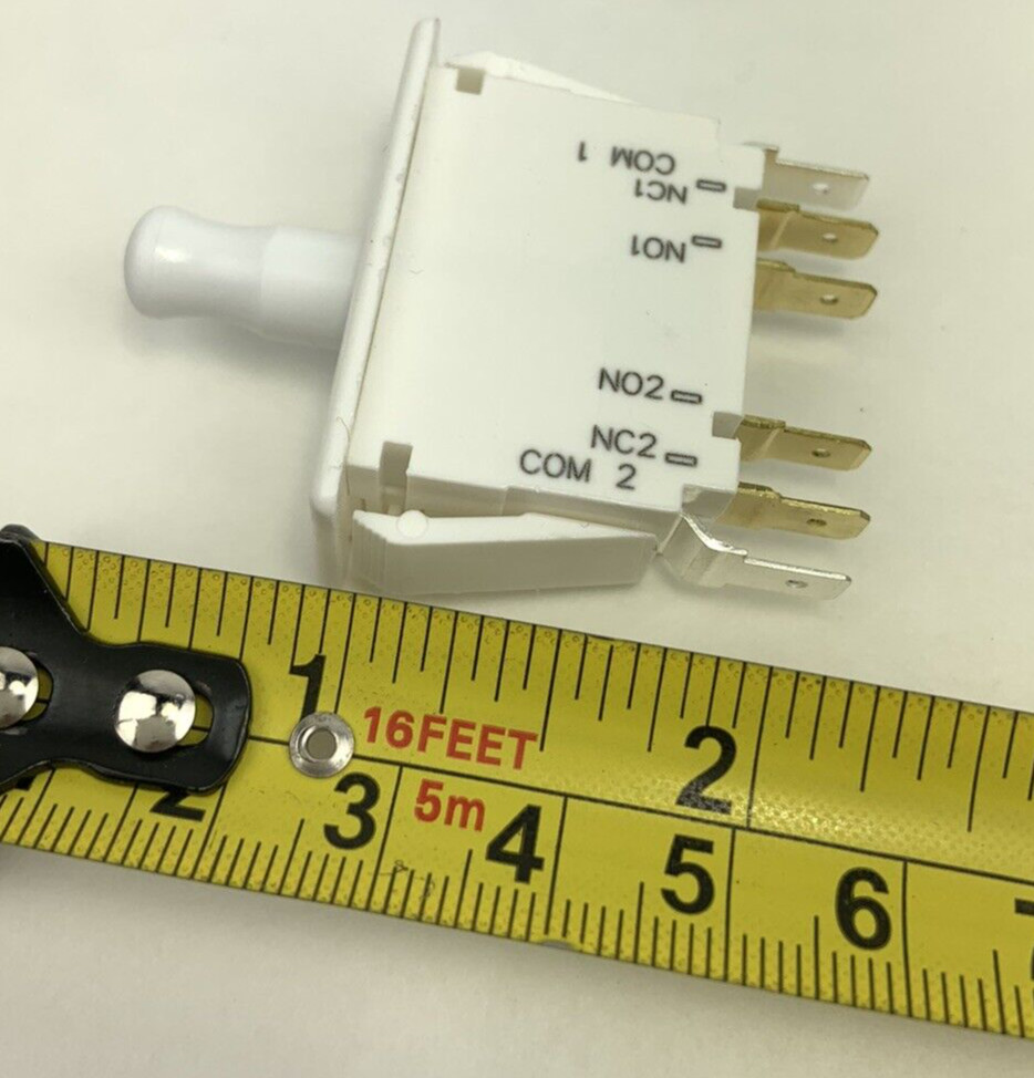 ( Lot of 3 ) ZF E79-30B Panel Mount Push Button DOUBLE POLE Switch 10A