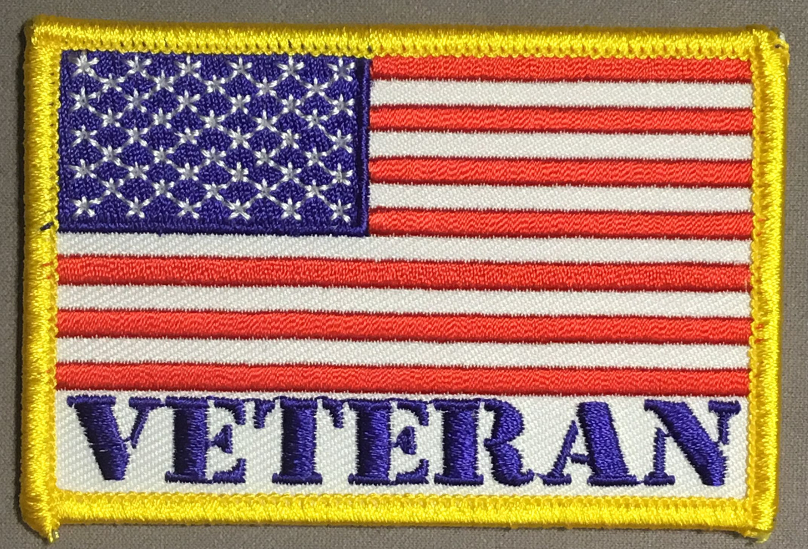 American Flag honoring Veterans patch