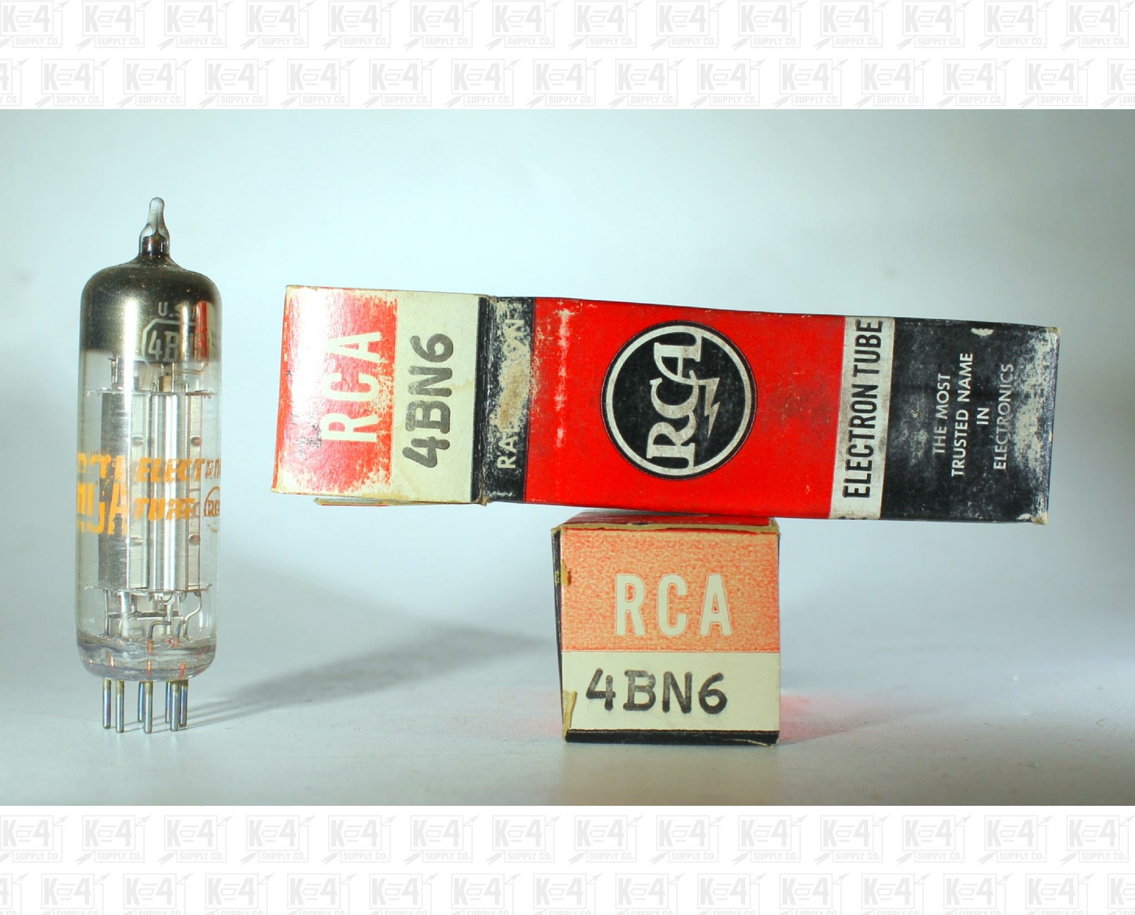 RCA 4BN6 Vacuum Tubes Made In USA NOS Lot Of 2 +Box