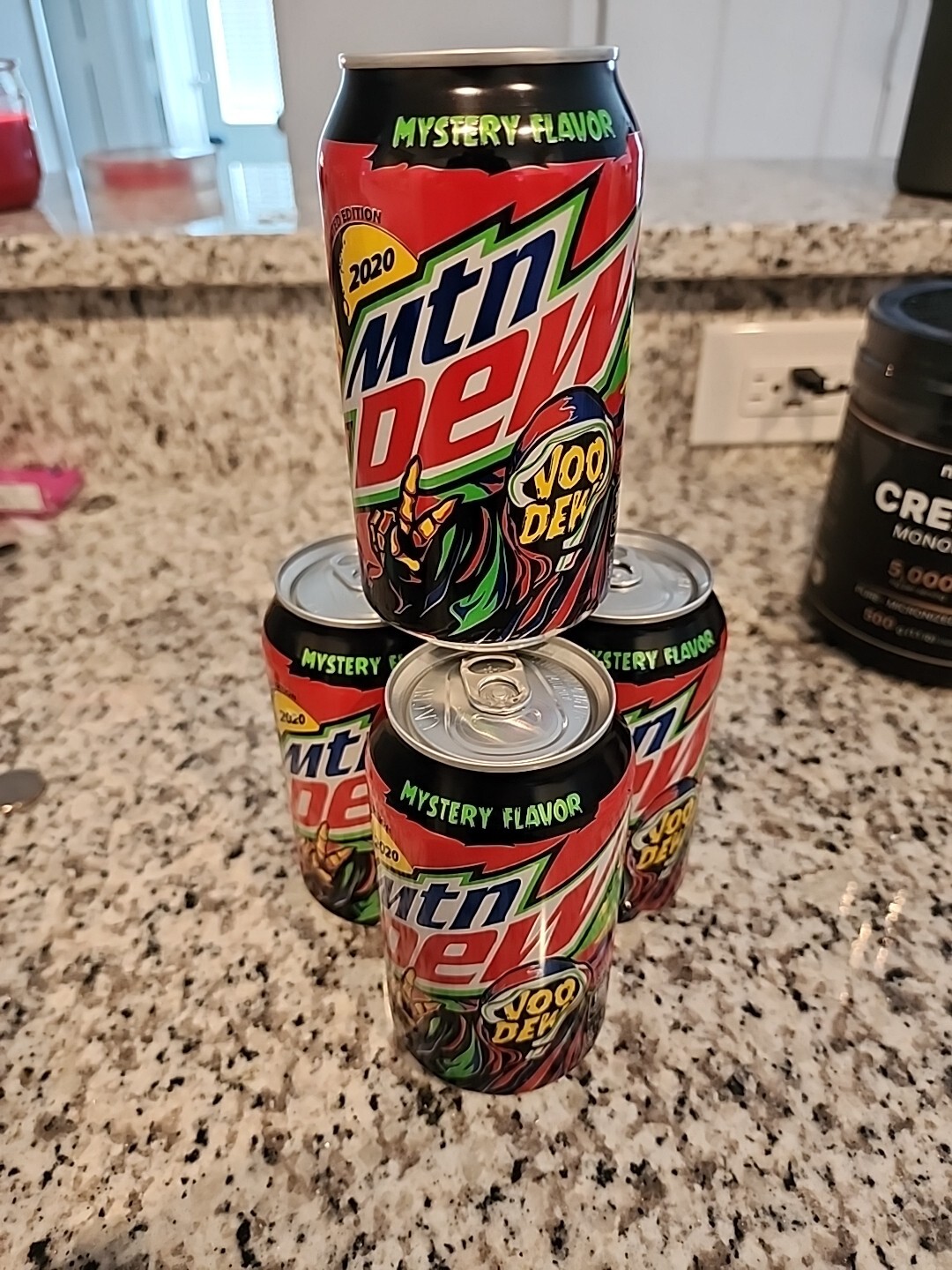 Mtn Dew Vodoo 2020 - 4 Full Cans
