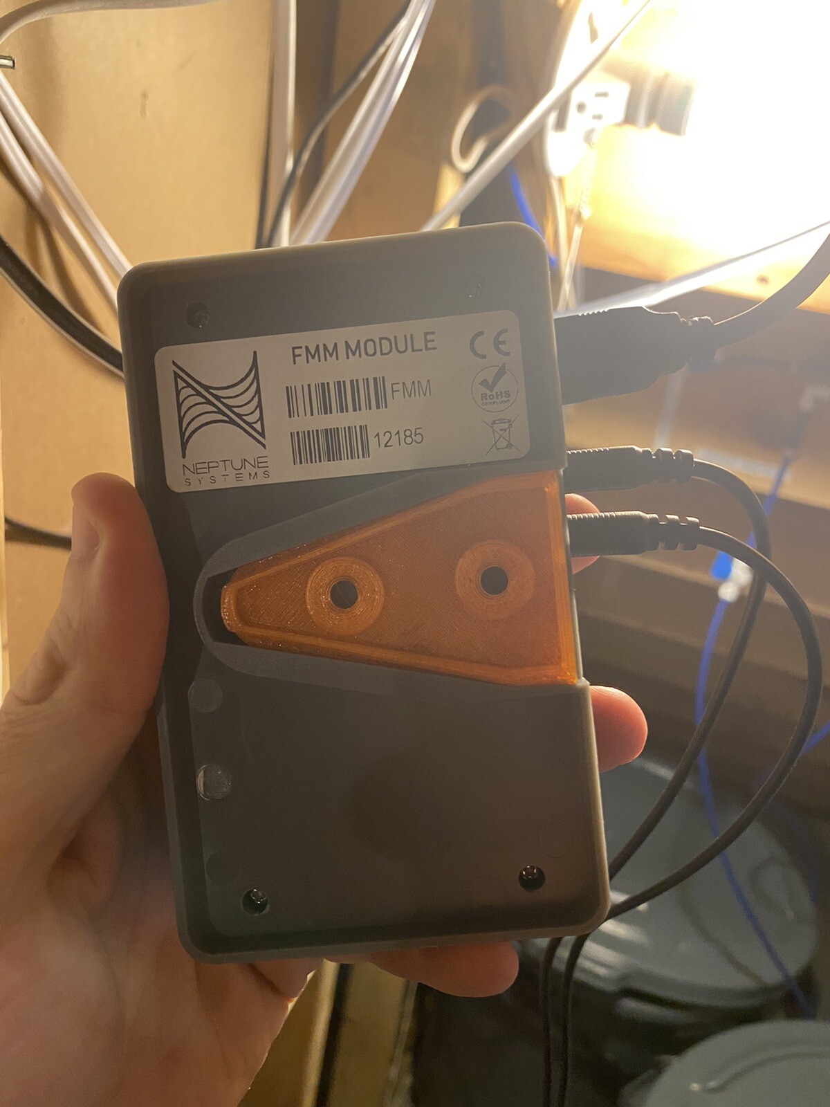 3D printed Neptune Systems Module Replacement Bracket Clip (FMM)