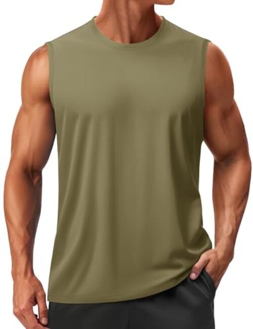 Men's Sleeveless Shirts Quick Dry Tank Tops for Men Sun X-Large 13 Mulled Teal