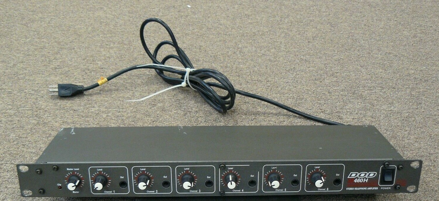 DOD SR460H STEREO HEADPHONE AMPLIFIER W/POWER CORD - PREOWNED