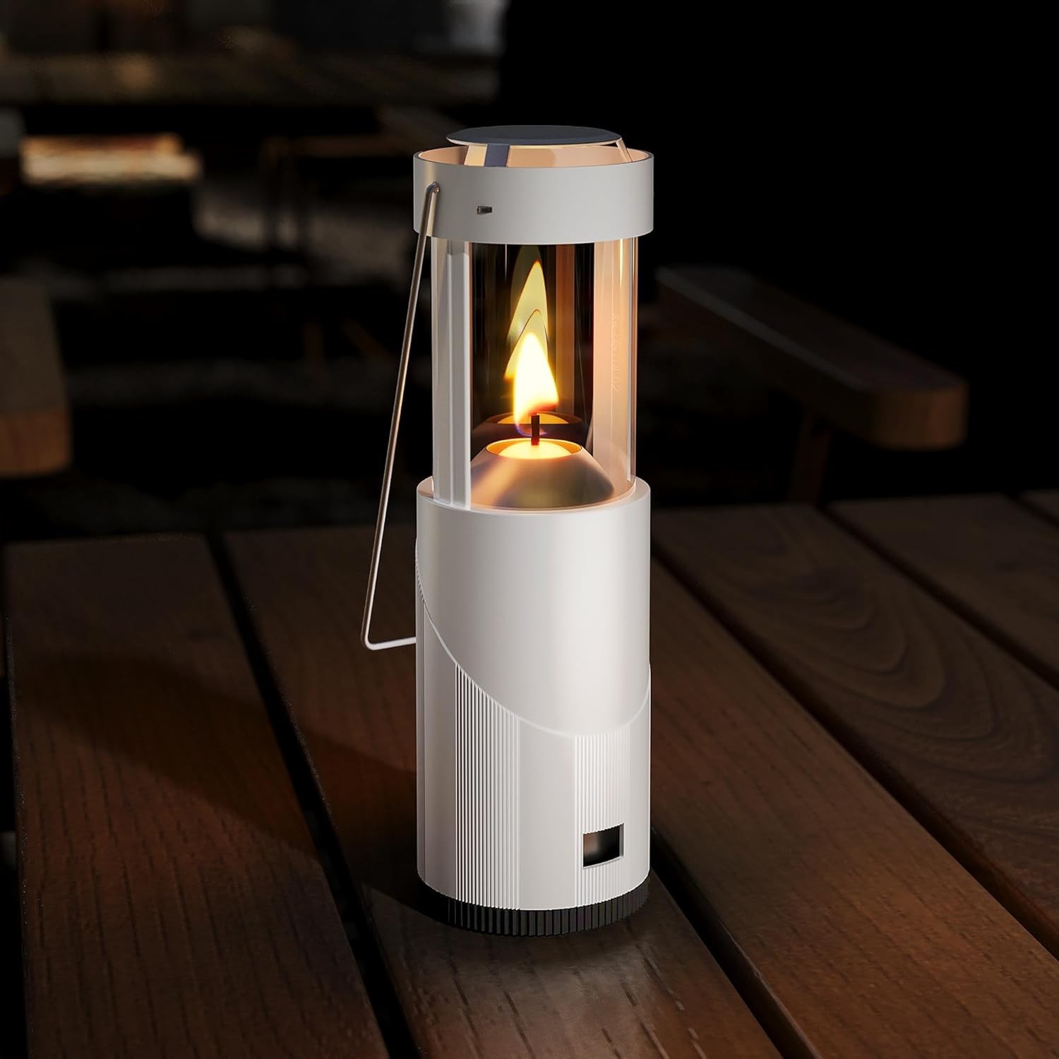 15Hour+ Long Burning Mini Candle Lantern for Real Candles, Outdoor Camping Emerg