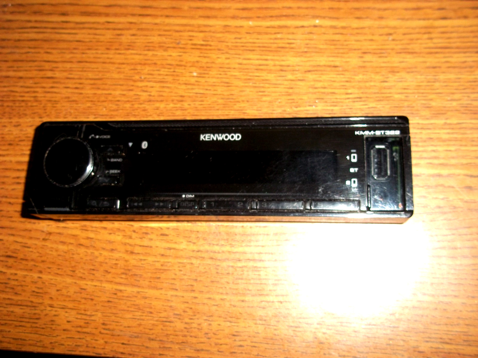 KENWOOD KMM-BT332 CAR STEREO Detachable FACEPLATE KENWOOD KMM-BT322 ONLY OEM🟠
