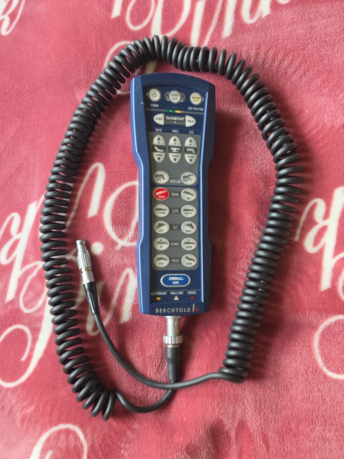 Stryker Berchtold Operon 106752  D830 D850 Aux Hand Remote Control Pendant