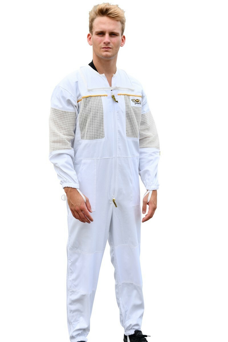 BEEKEEPING SUIT "OZ ARMOUR" POLY COTTON SEMI VENTILATED BEE SUIT