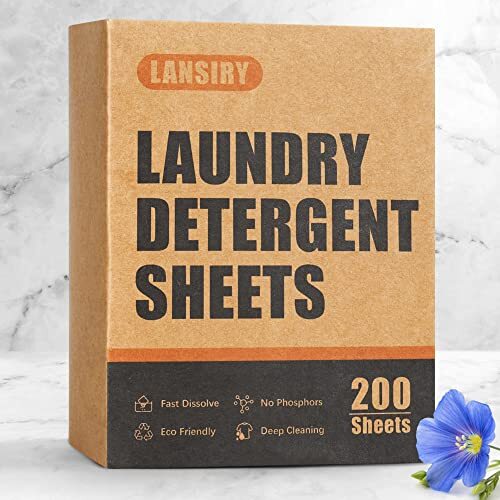 laundry detergent sheets 200 sheets fresh linen scent washing detergent