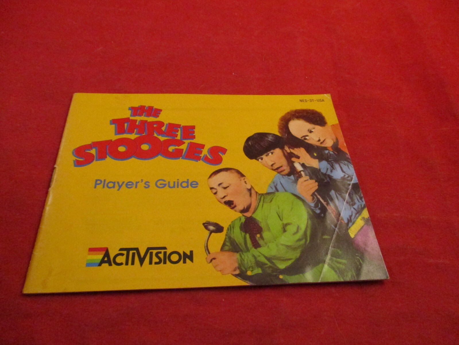 The Three Stooges Nintendo NES Instruction Manual Booklet ONLY