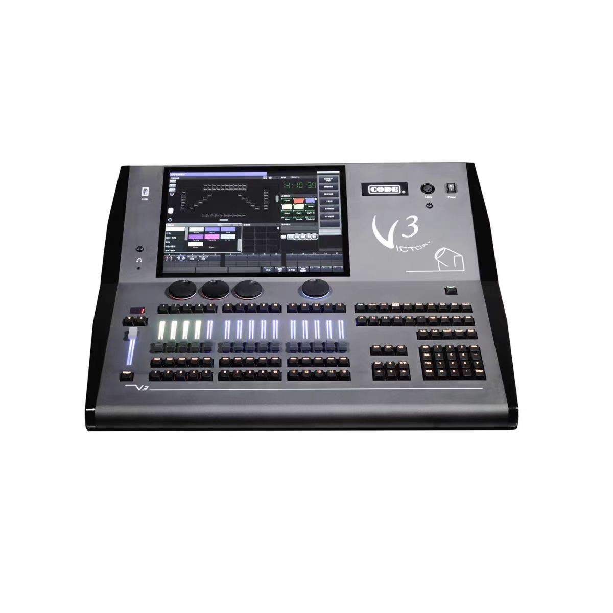 Code victory 3  light controller  dmx512 console for stage dj show studio  /case