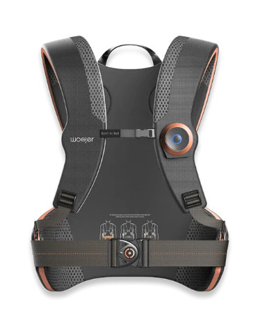 Woojer Vest Edge Hi-FI Haptic Vest Games Music Movies VR WJRVE101 - Black