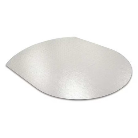 Floortex Fc121001009r Chair Mat 38"X39", Nonagon Shape, Clear, For Hard Floor