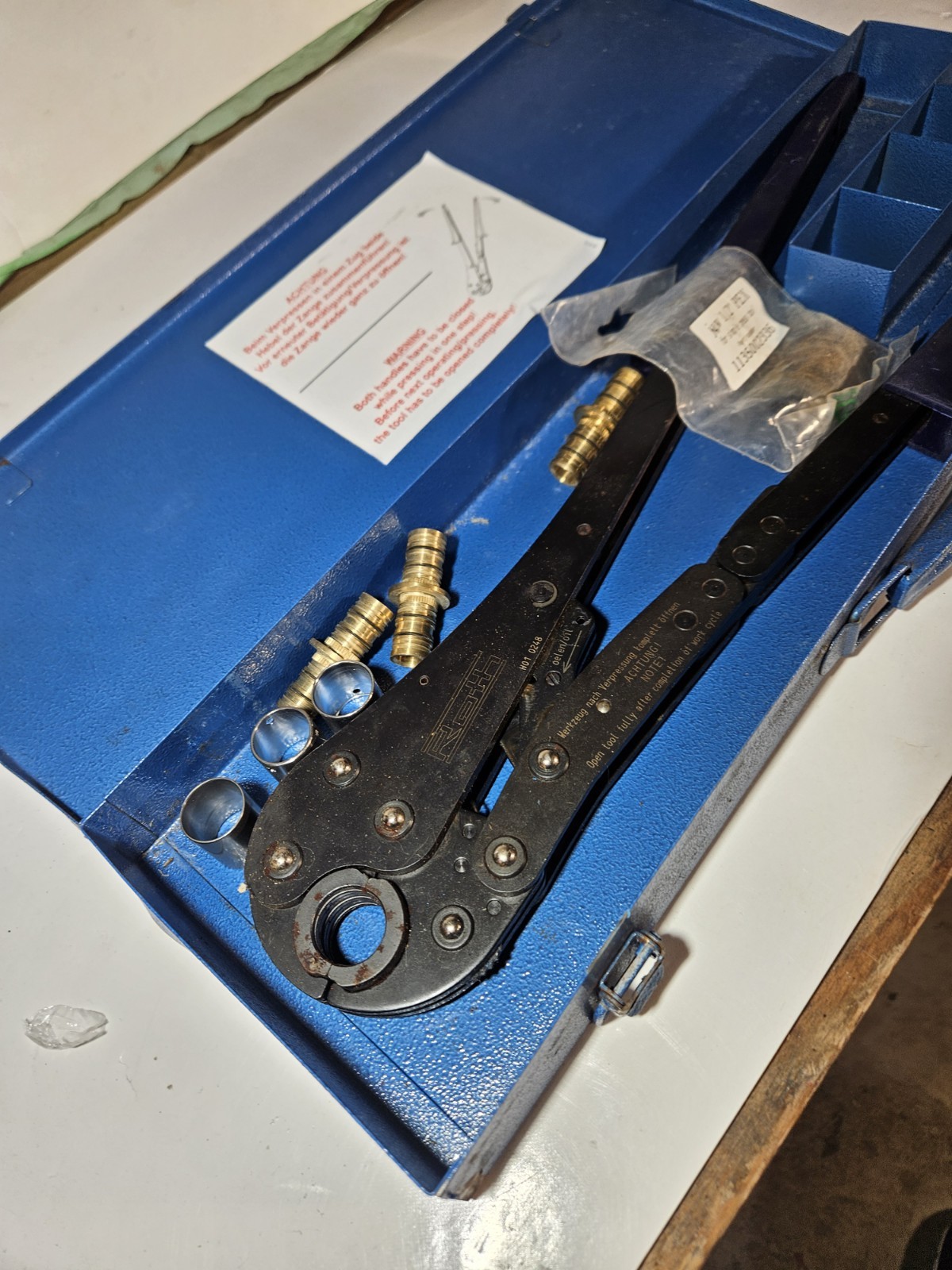 klauke Textron  crimping tool