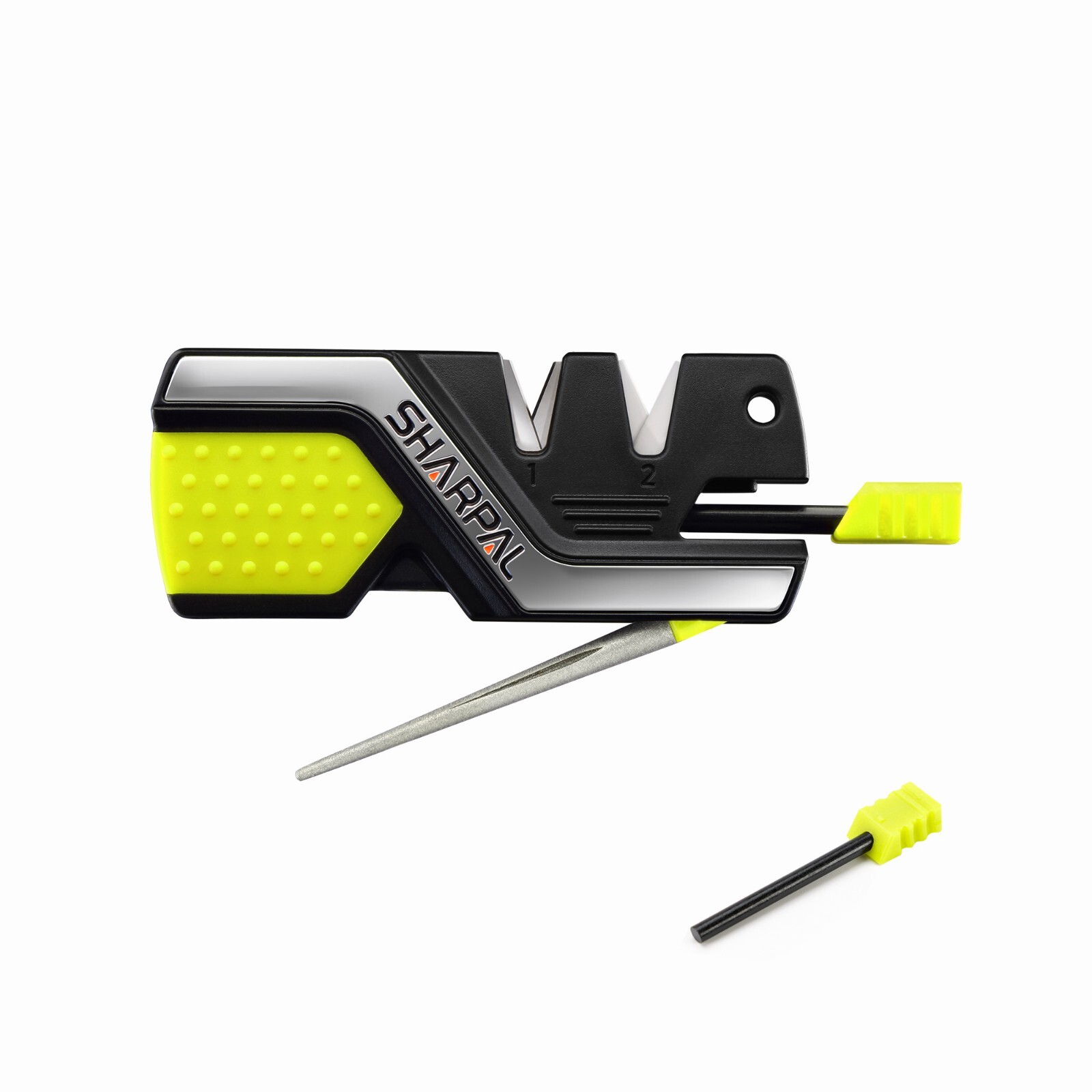 SHARPAL 6-In-1 Pocket Knife Sharpener&Survival Tool, with Fire Starter, Whistle
