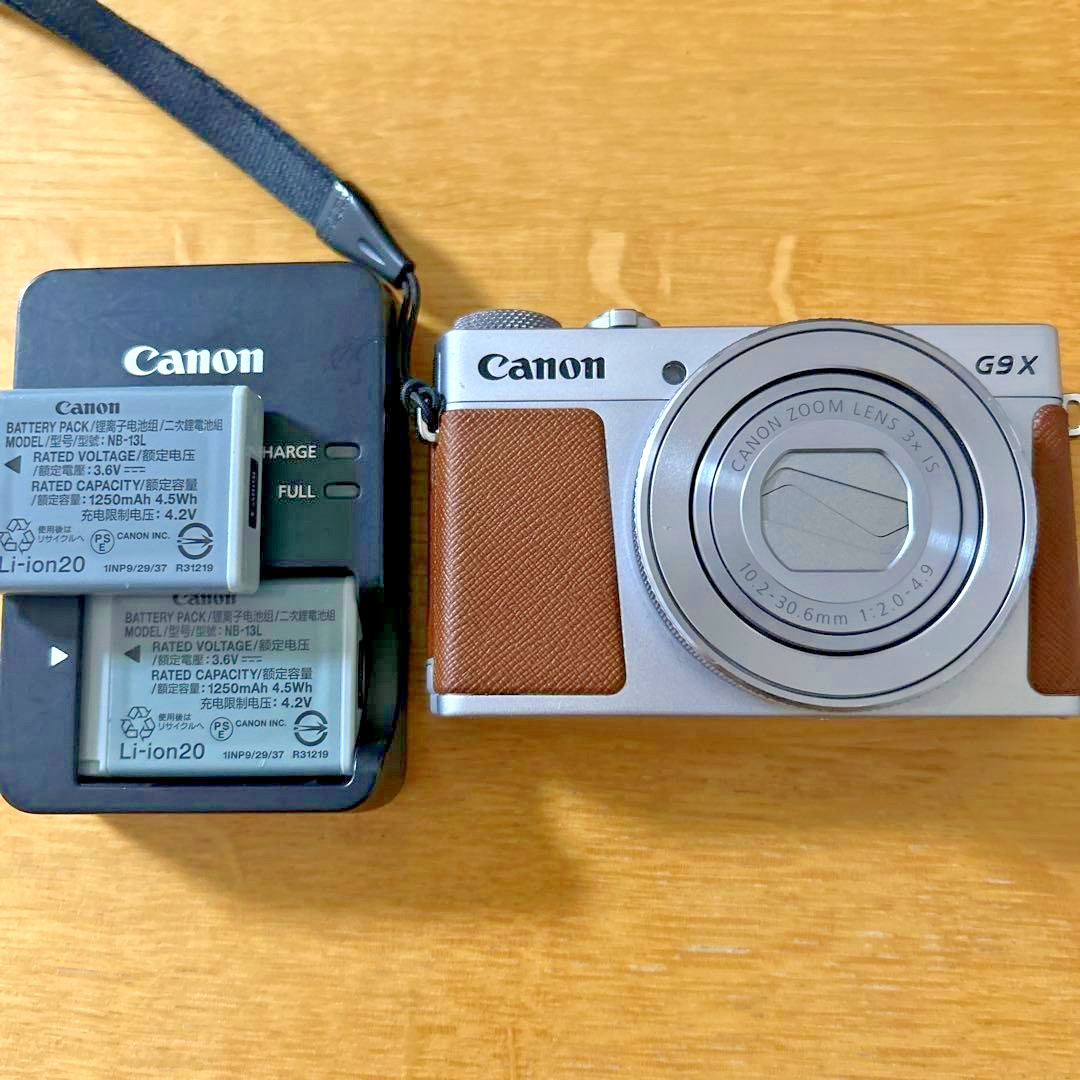 [☆Very Good+SD+Battery x2]Canon PowerShot G9X Mark II G9X2 Digital Camera Silver