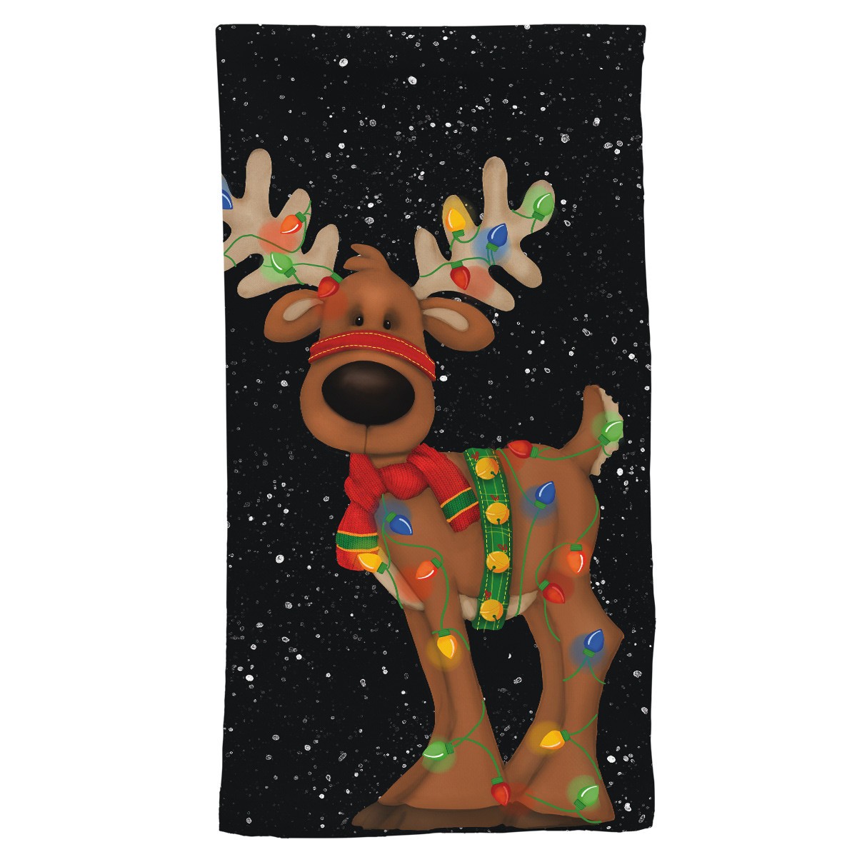 Briarwood Lane Reindeer in Lights Cotton Hand Towel