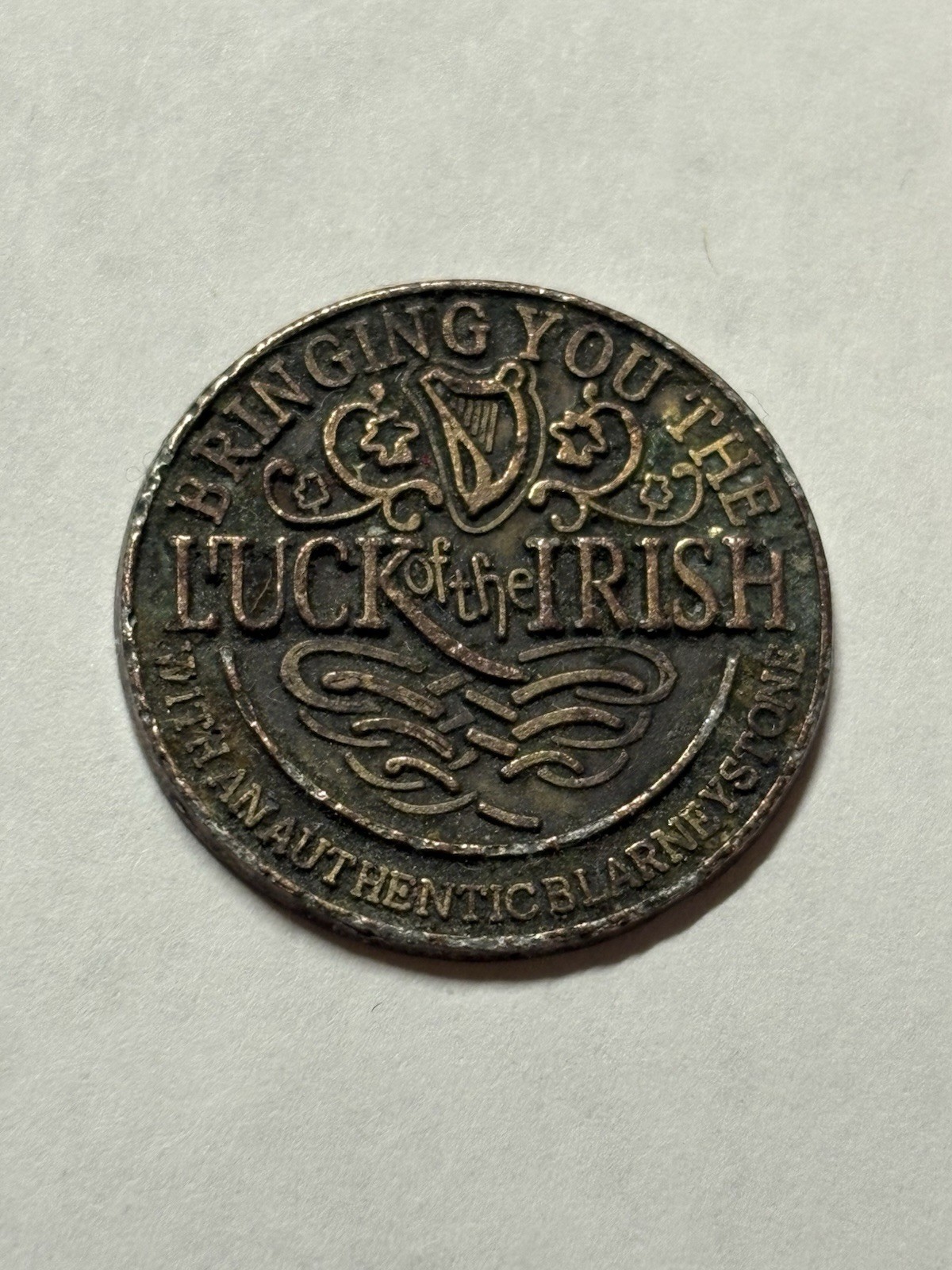 Bringing You The Luck Of The Irish Non-Magnetic  7/8" Coin Style Golf Marker