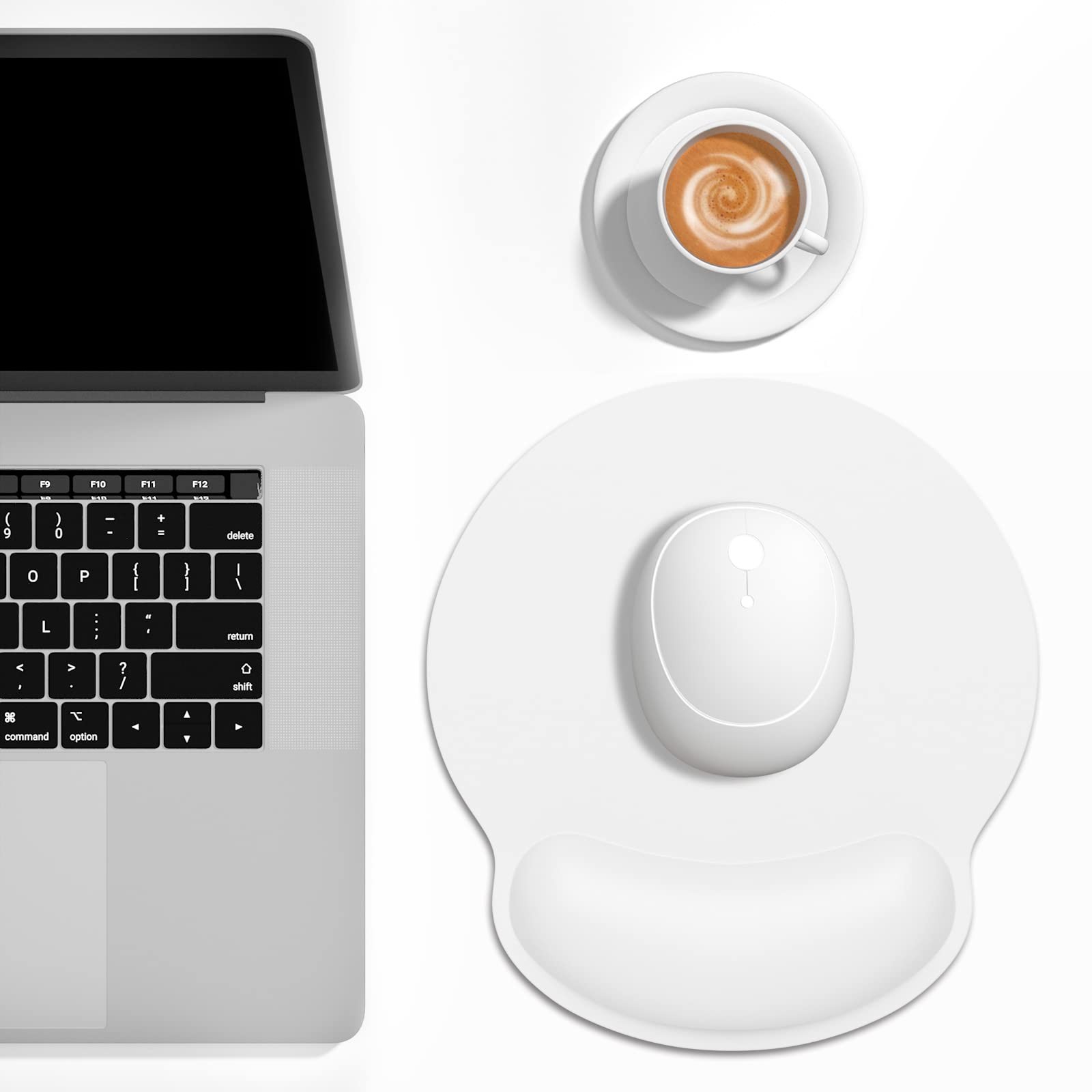 Ergonomic Mouse Pad with Wrist Support, Comfortable Memory Foam Wrist Rest fo...