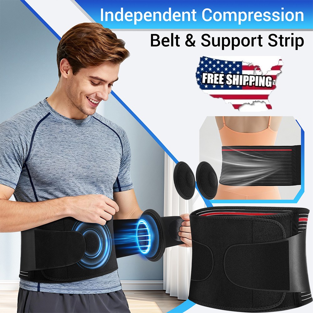 Umbilical Hernia Belt for Men & Women Abdominal Support Binder with Support Pad