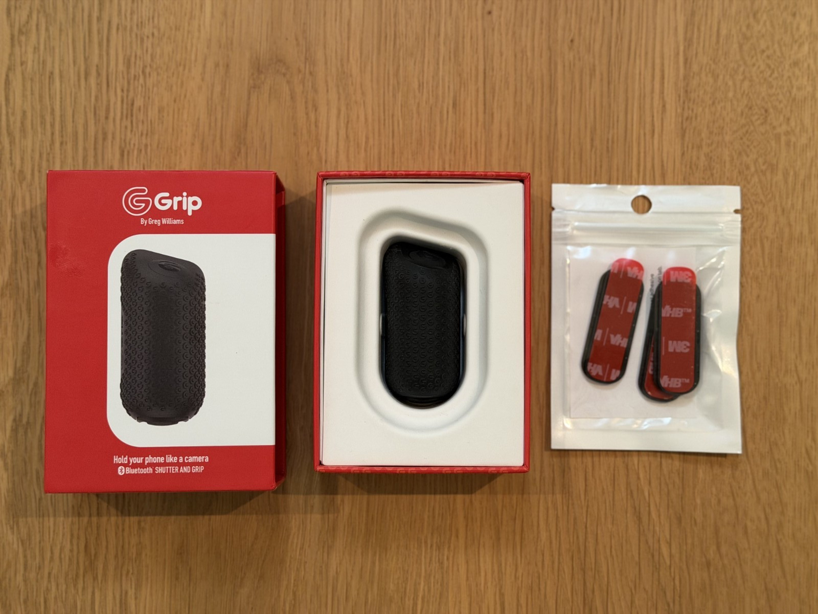 G Grip by Greg Williams Shutter Grip Bluetooth Phone Camera Accessory