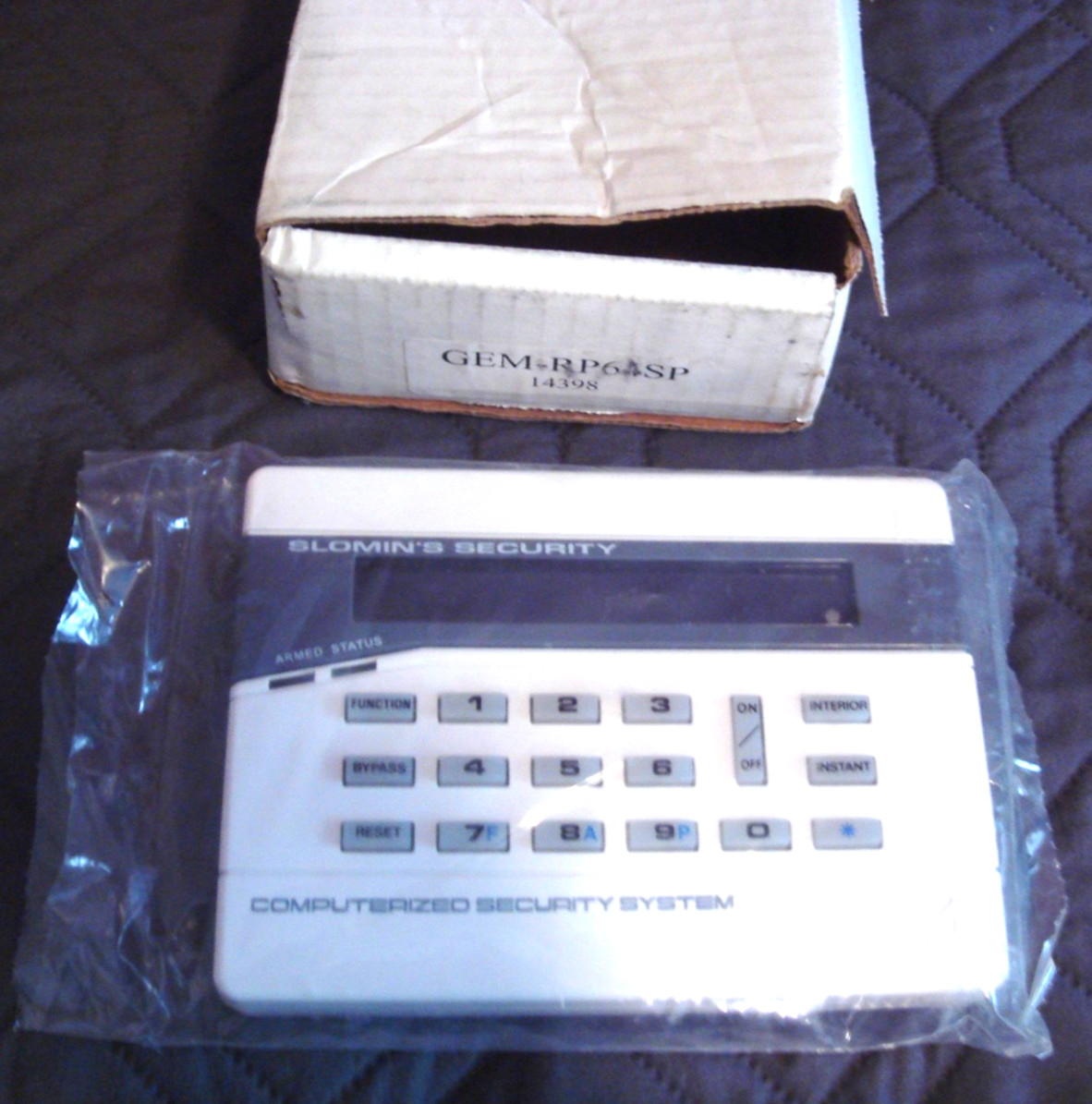 computerized security system gem-rp64sp   NEW OLD STOCK