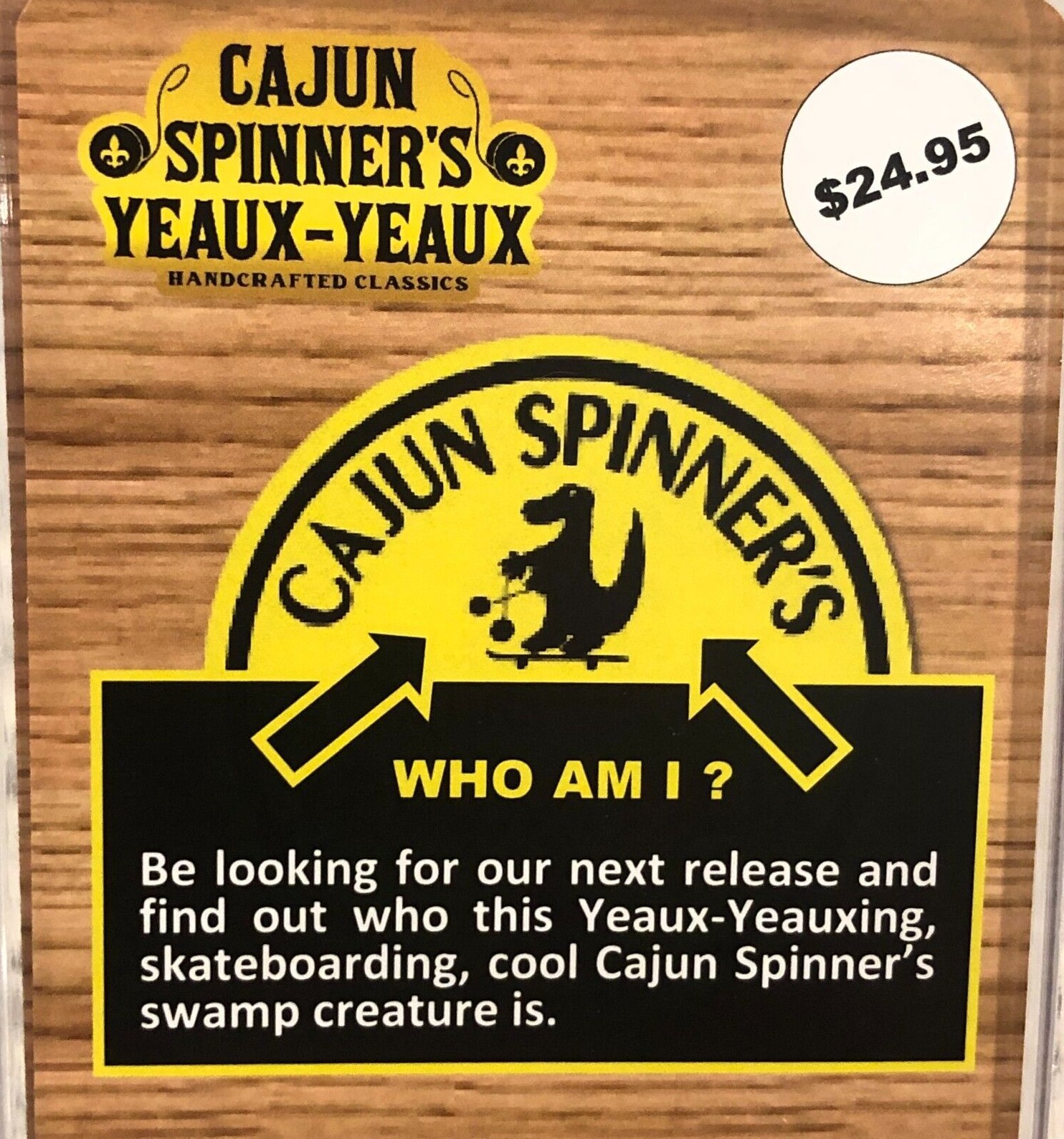 Presenting CAJUN SPINNER'S "AL E. GAITUH" YEAUX-YEAUX - Rusty Flat Brown