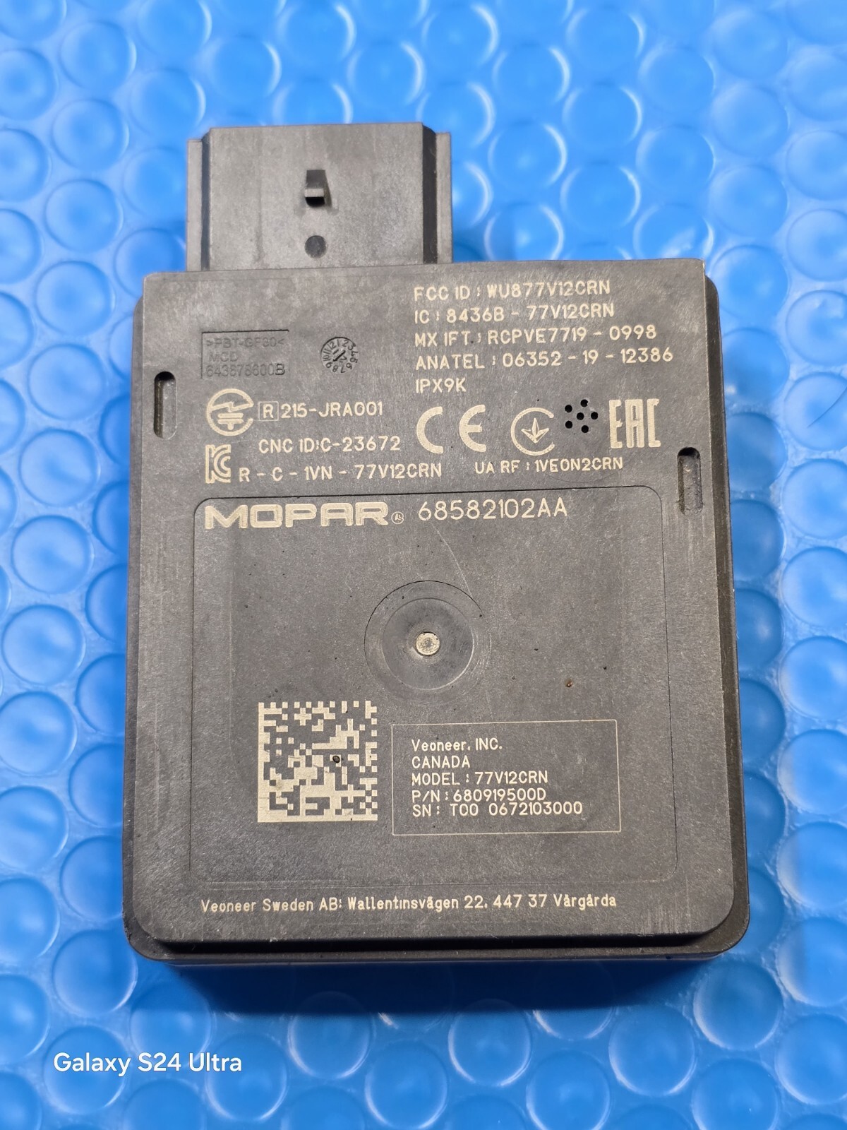 21-23 Dodge Challenger Charger Rear Blind Spot Detection Module OEM