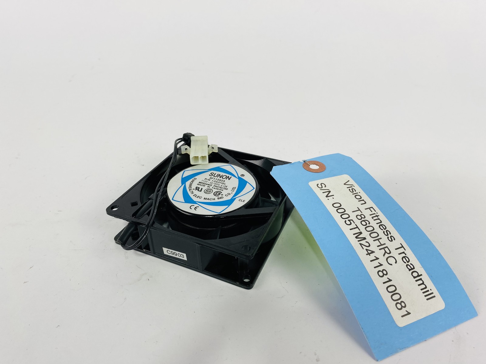Vision Fitness T8600HRC Treadmill Lower Control Board Cooling Fan SF11592A (FF7)
