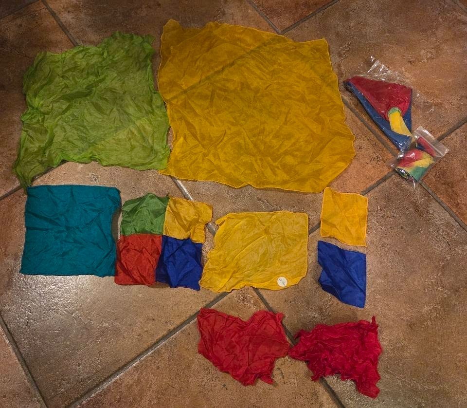 Lot of 11 Silks Magic Mentalism Tricks