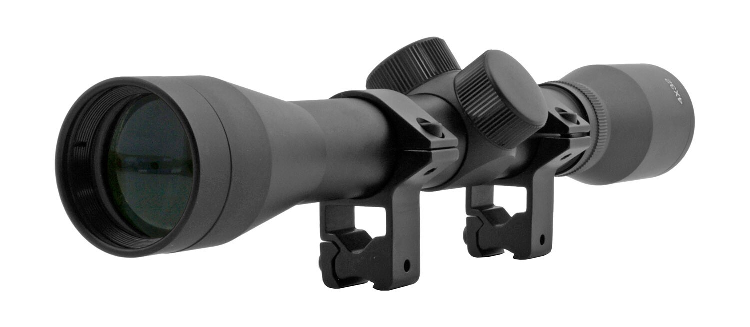 LANCER 4 x 32mm Adjustable Shock & Recoil Proof Hunting Air Rifle Scope + Mounts