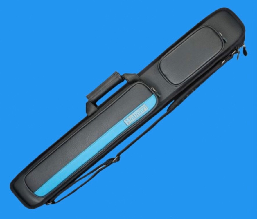 CUE CASE MOLINARI SOFT 2x4 BLACK / BLUE