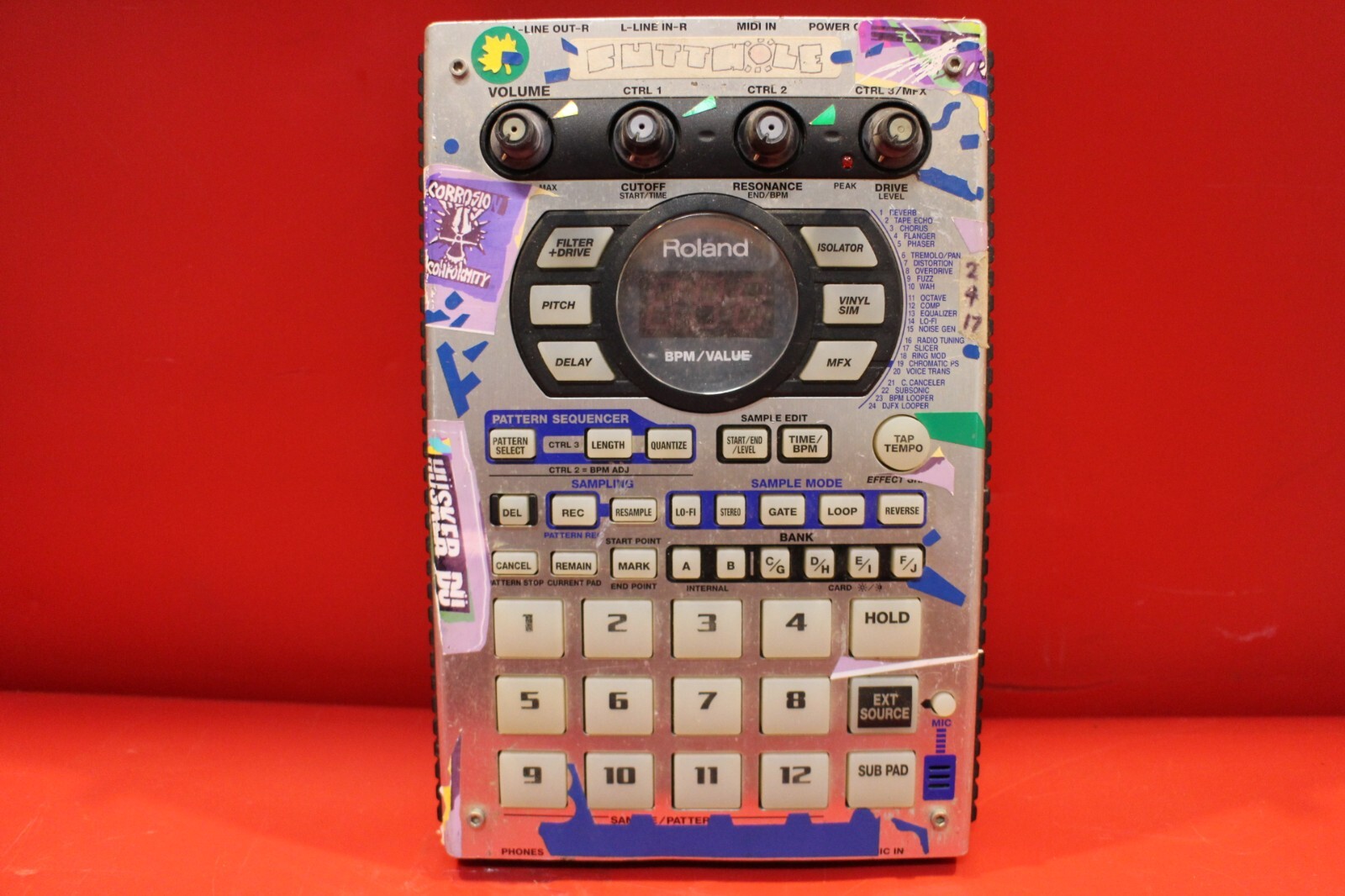 AS-IS ROLAND SP-404 Portable Linear Wave Sampler SP 404 U1742 221012