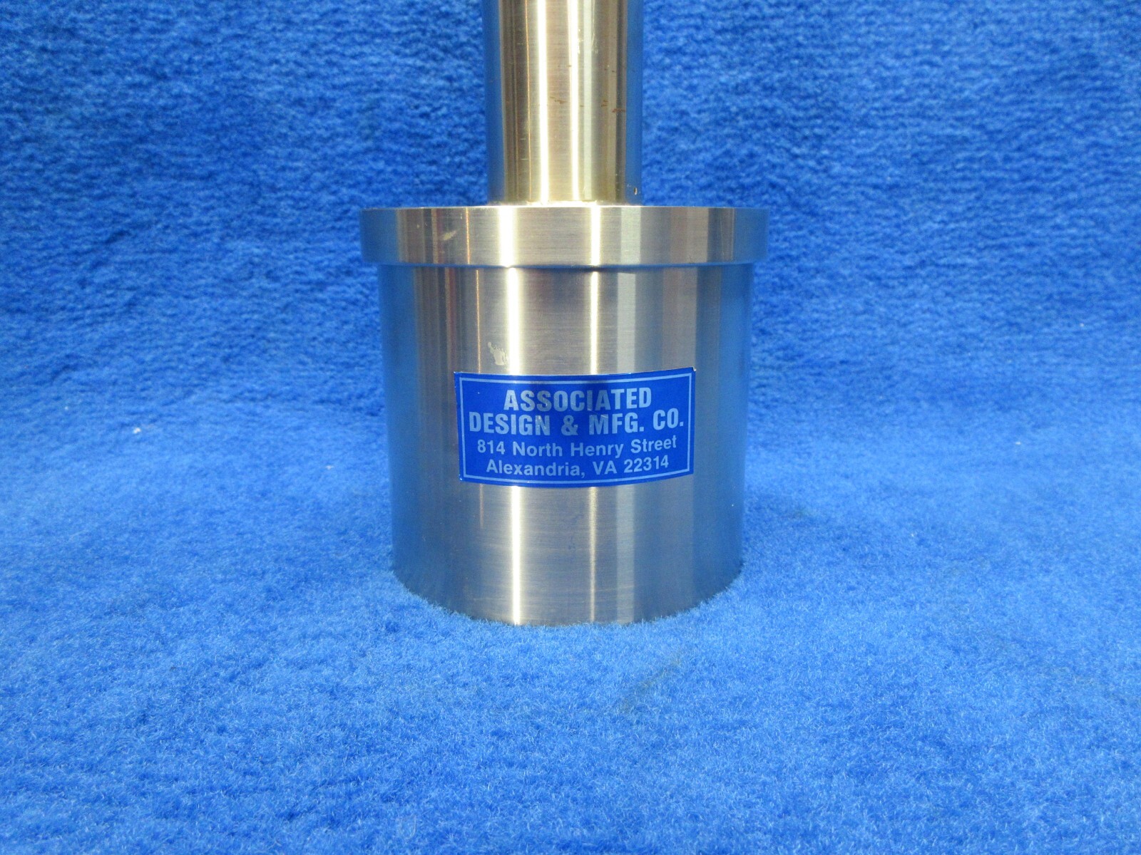 Associated Design & Mfg stainless steel plunger press form compressor 20cm throw