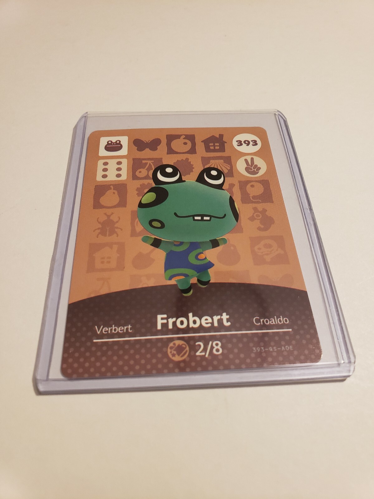 !SUPER SALE! Frobert # 393 Animal Crossing Amiibo Card Horizon Series 4 MINT!