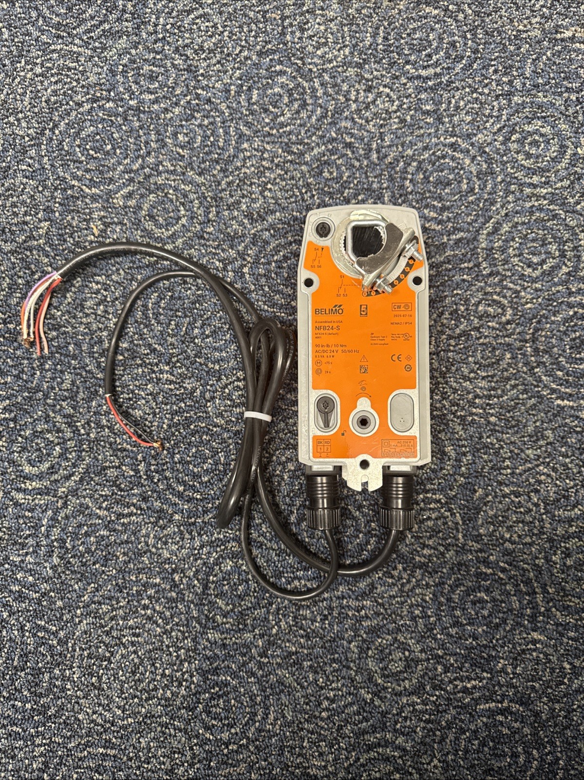 Belimo NFB24-S Damper Actuator Spring Return 90IN-LB/10NM AC/DC