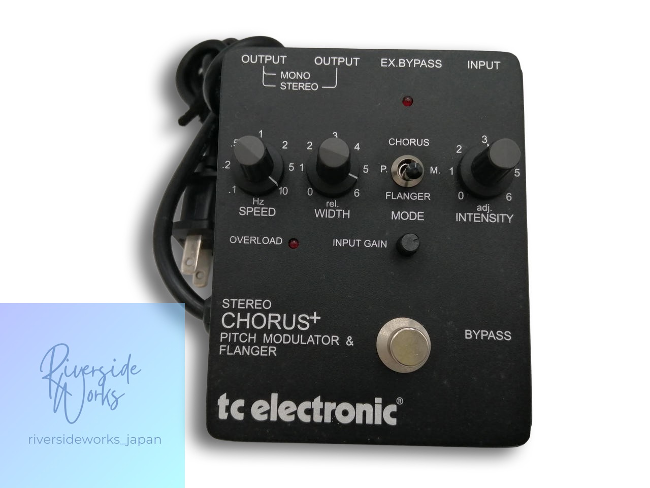 TC ELECTRONIC Effects Pedal SCF STEREO CHORUS+ FLANGER