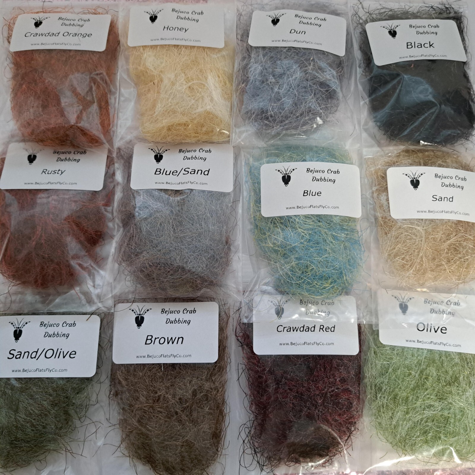 Bejuco Crab Dubbing Fly Tying Crabs Shrimps Redfish Bonefish Permit Pick Color