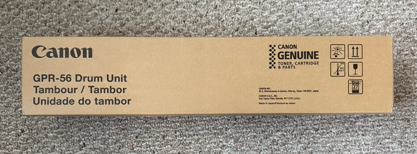GENUINE CANON GPR-56 (1111C003) CYAN/MAGENTA/YELLOW DRUM UNIT-SEALED-NEW OEM!!!
