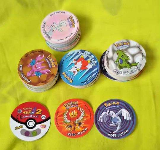 Pokemon Tazos 100/100 Generation 2 - Complete Set