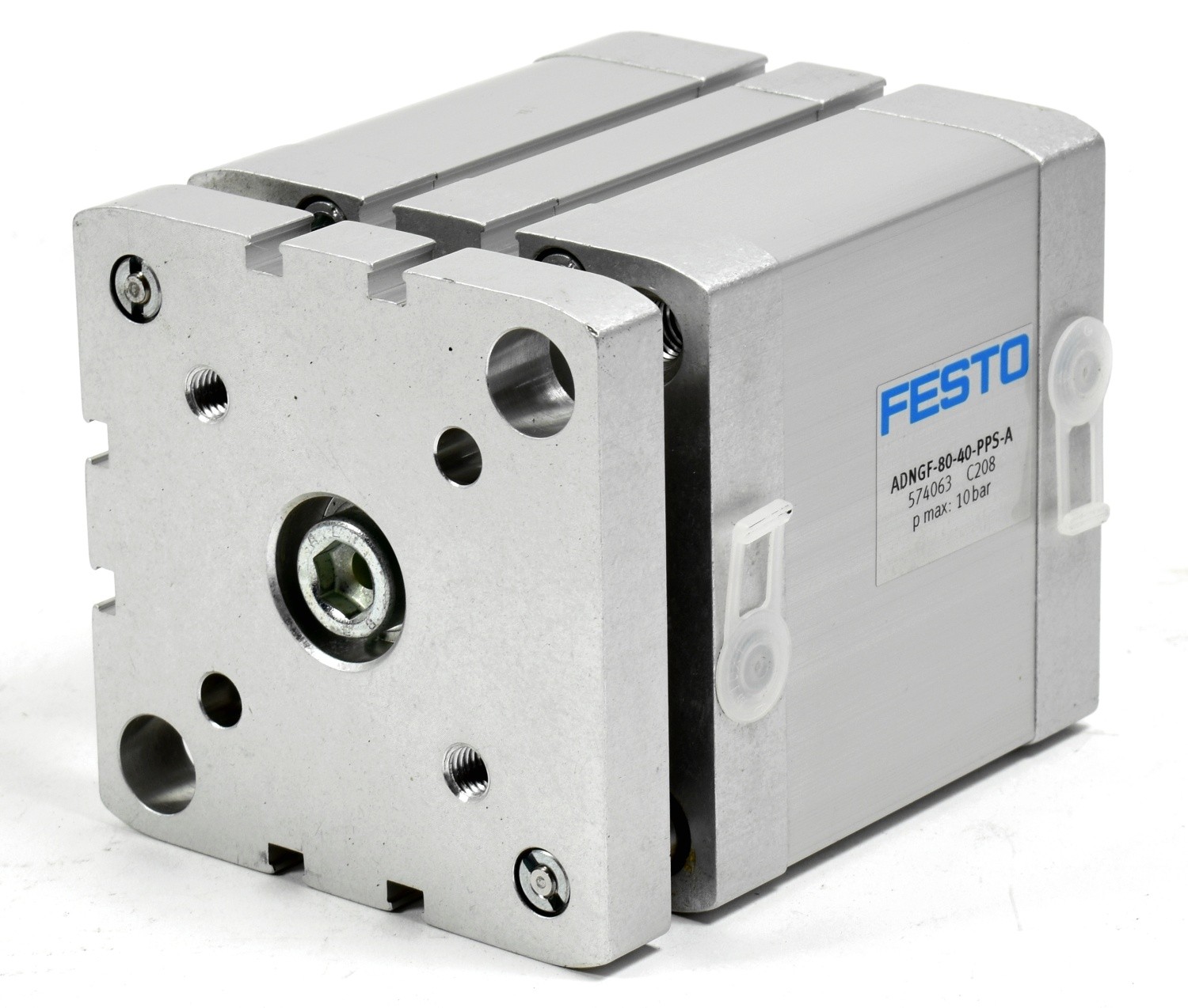 Festo Compact Cylinder, ADNGF-80-40-PPS-A, 574063