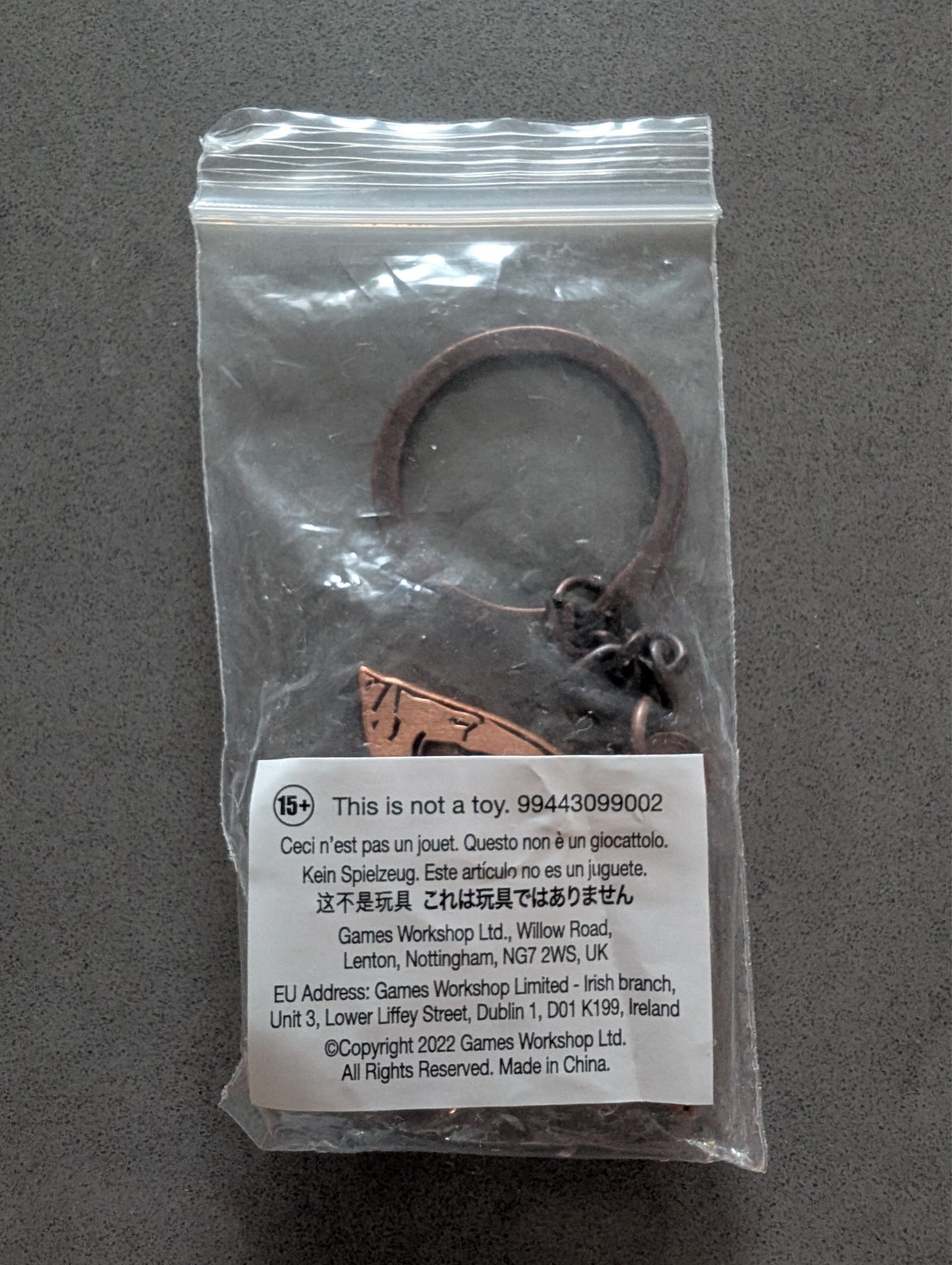 Games Workshop Warhammer 40k Horus Heresy Keychain