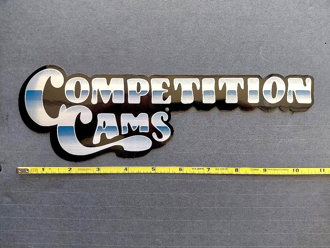 "COMPETITION CAMS" Vintage Drag Racing Sticker Decal * NHRA U.S. NATIONALS INDY