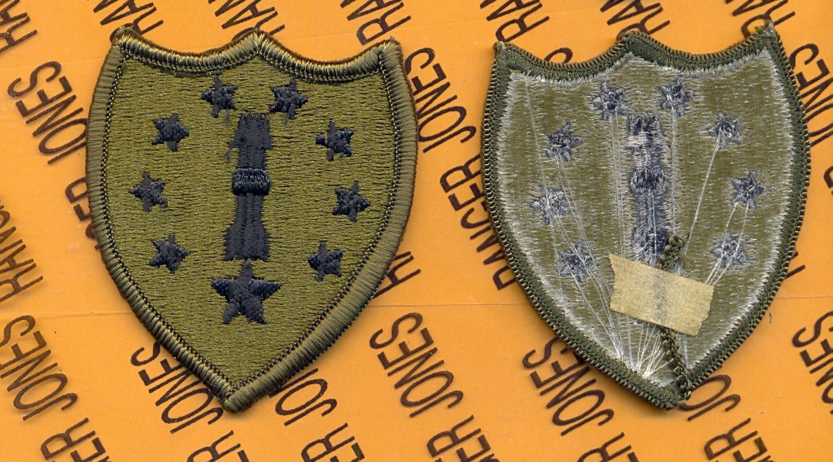 New Hampshire Army National Guard ARNG OD Green & Black BDU patch m/e