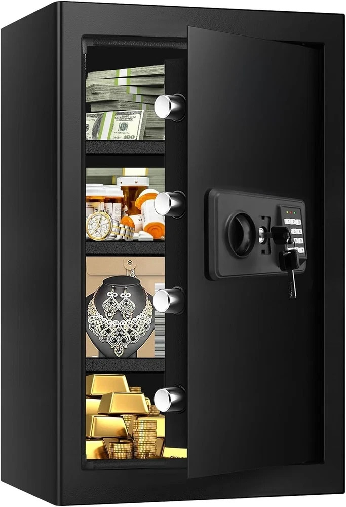 6.0 Cub Large Home Safes Water and Fireproof, Anti-Theft Fireproof Safe Box NEW