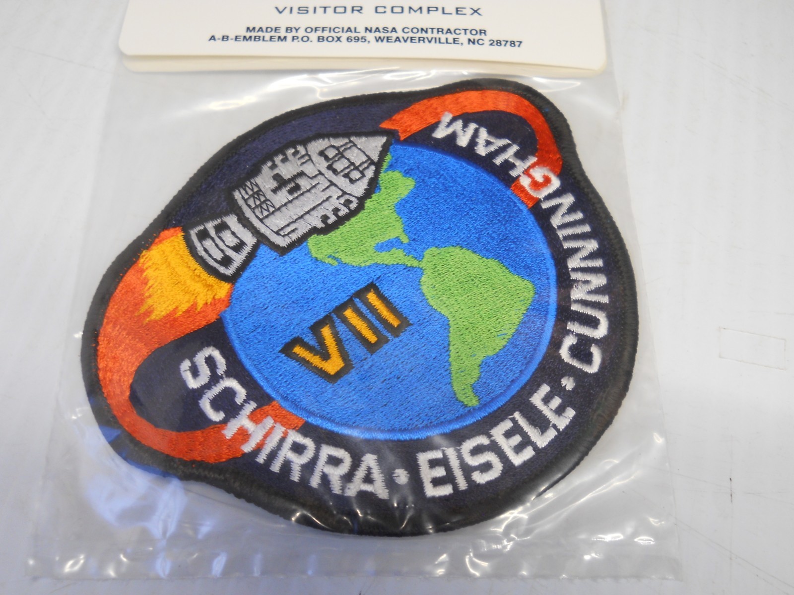 NASA Space Shuttle Mission Embroidered Patch Apollo 7 4"