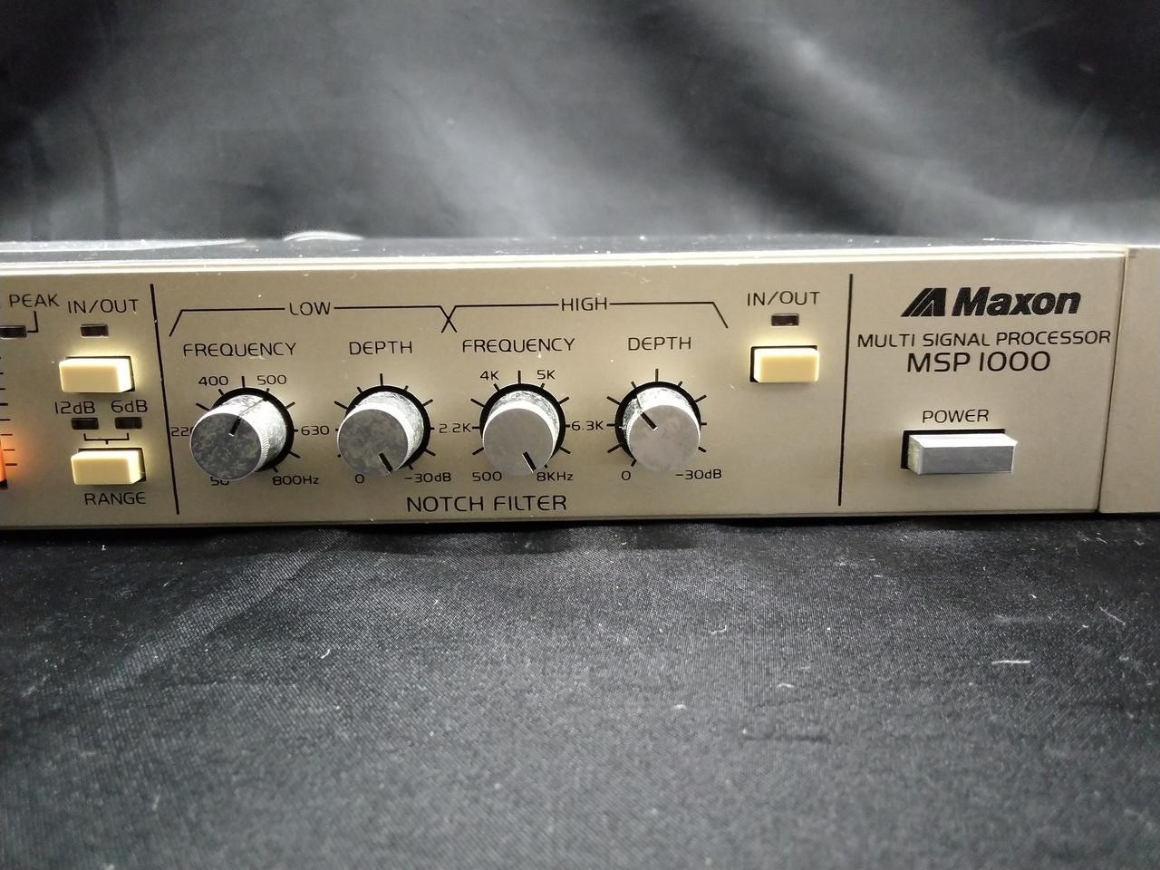 MAXON MSP-1000 Analog Compressor EQ Multi Processor Rare