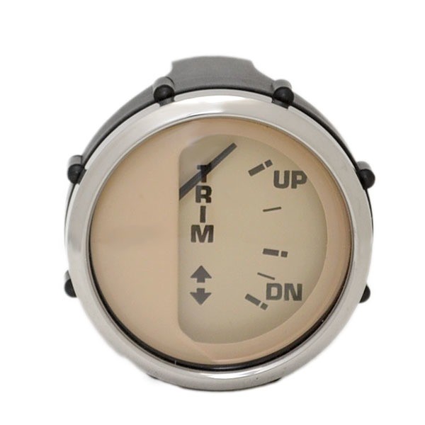Faria Boat Trim Gauge GP4456A | Rinker Mercury Yamaha Euro Beige 2 Inch