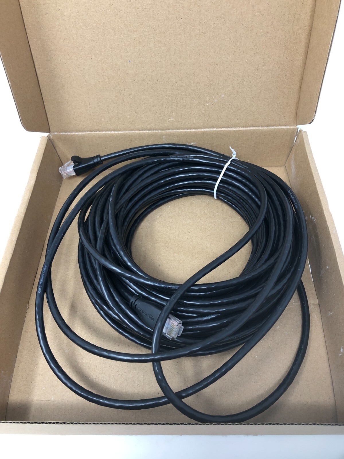 Amazon Basics RJ45 Cat-6 Ethernet Patch Cable - 50ft Black